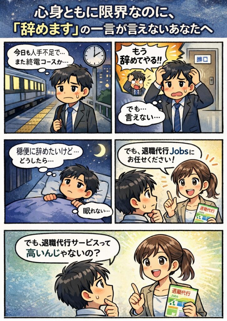 【後払いOK】退職代行Jobsで 誰にも言えない「辞めたい」を今すぐ解決 1 退職代行Jobs