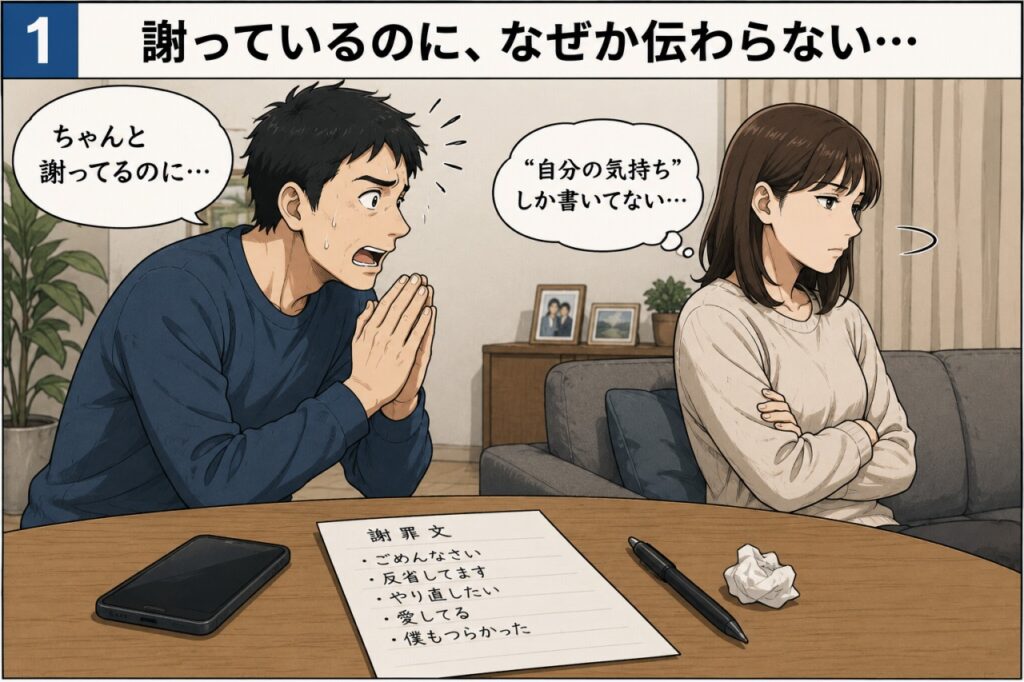 奥さんへの謝罪文の例文|「もう遅い」と言われる前に読む離婚回避マニュアル 2 離婚回避マニュアル