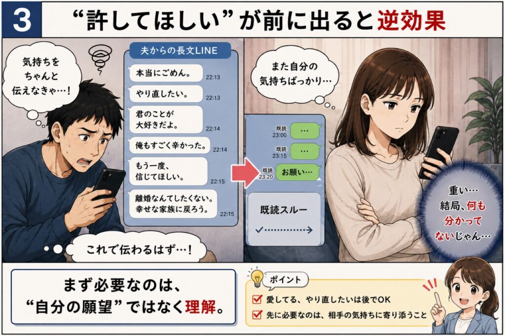 奥さんへの謝罪文の例文|「もう遅い」と言われる前に読む離婚回避マニュアル 4 離婚回避マニュアル