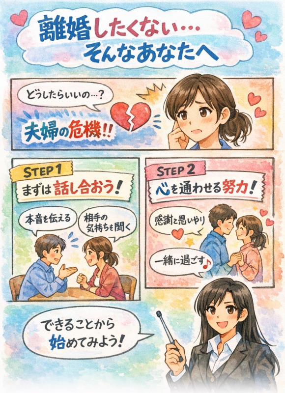 離婚危機から関係修復