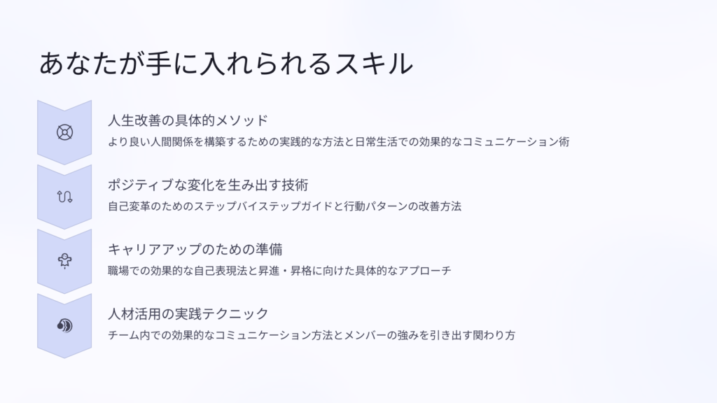 あなたが手に入れられるスキル