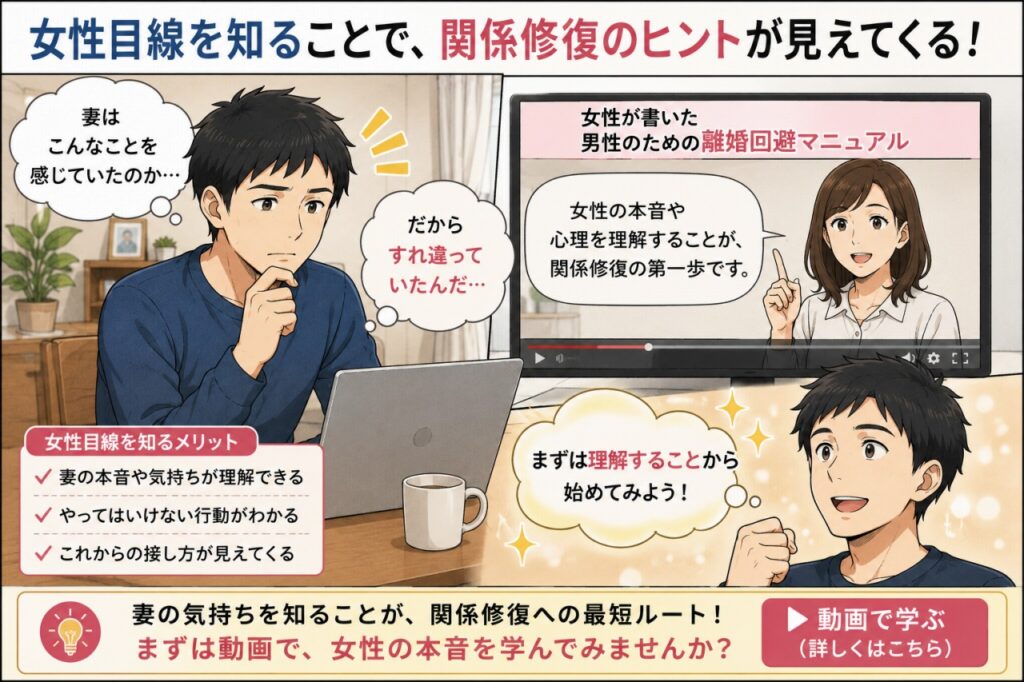離婚の危機の乗り越え方|謝るだけでは戻らない…妻の本音を理解する方法 5 離婚の危機 乗り越え方