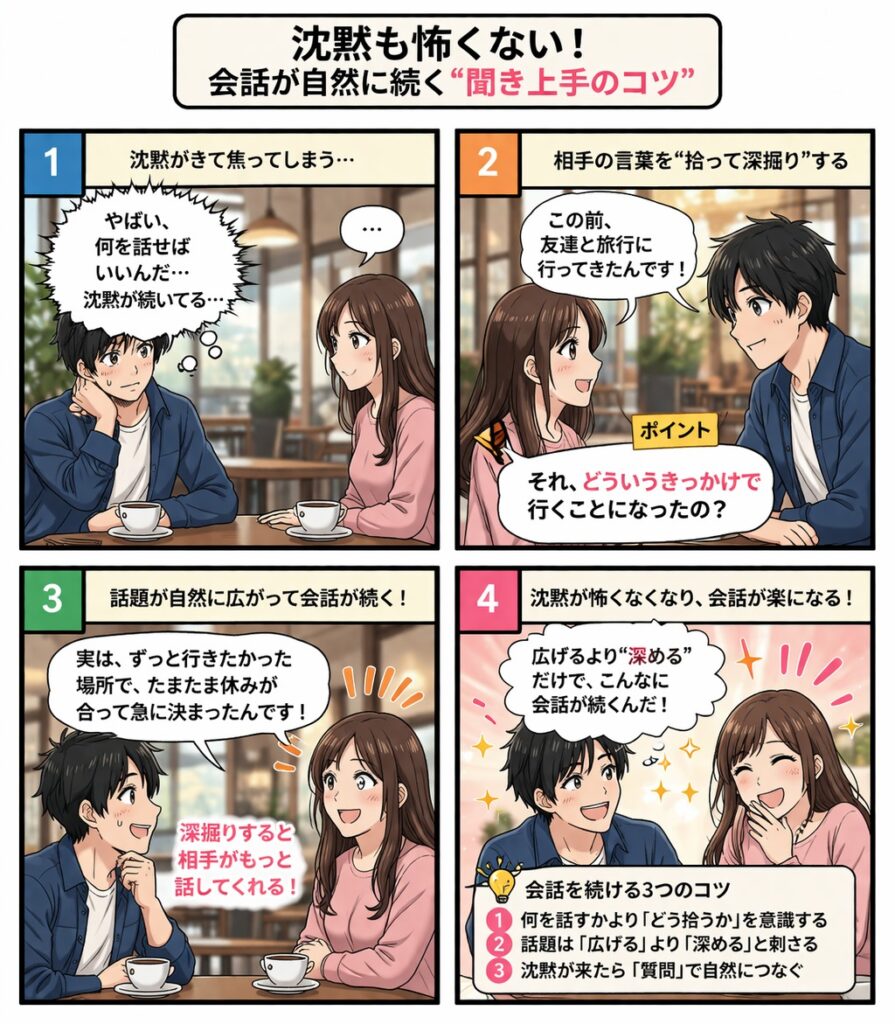 話が続かない問題」が解決できる