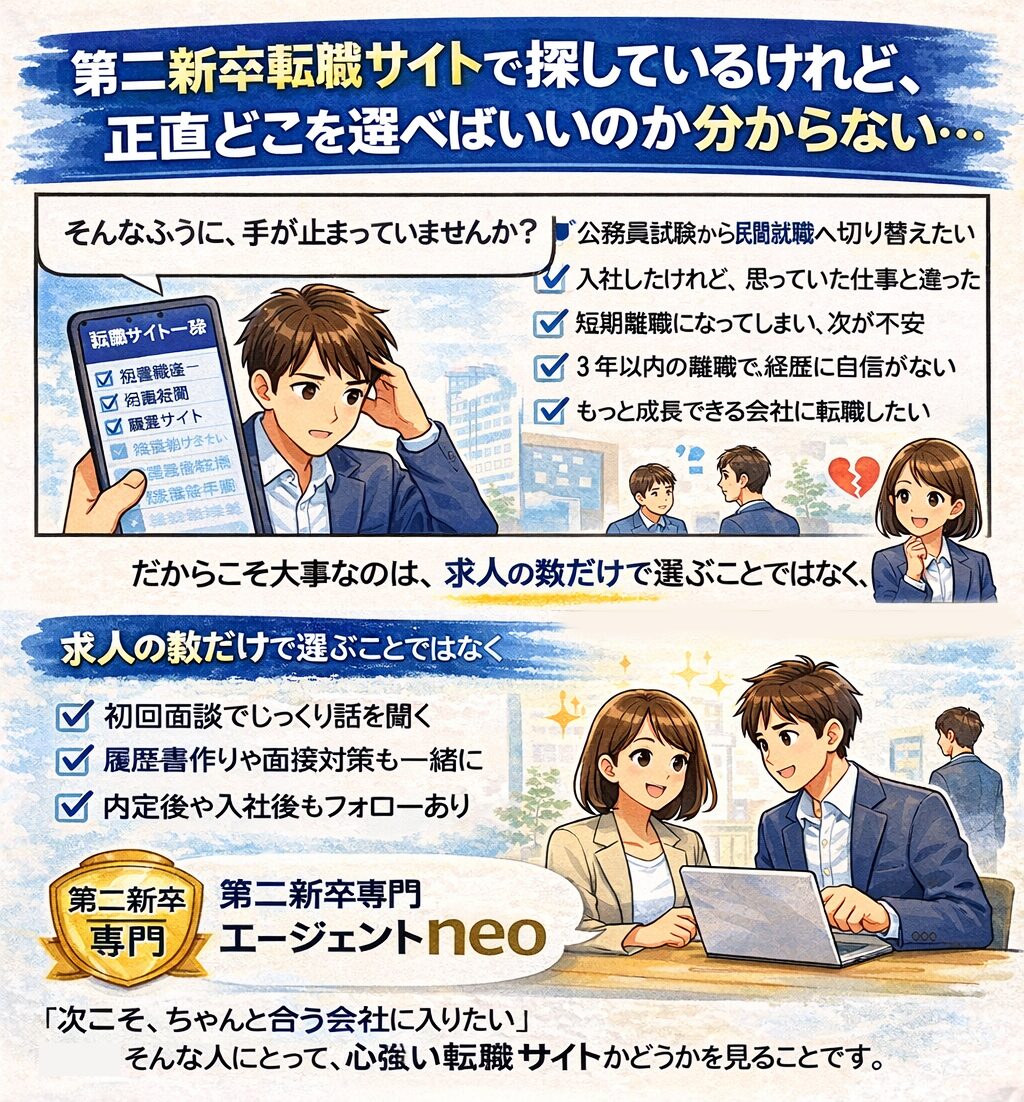 第二新卒向け転職サイト